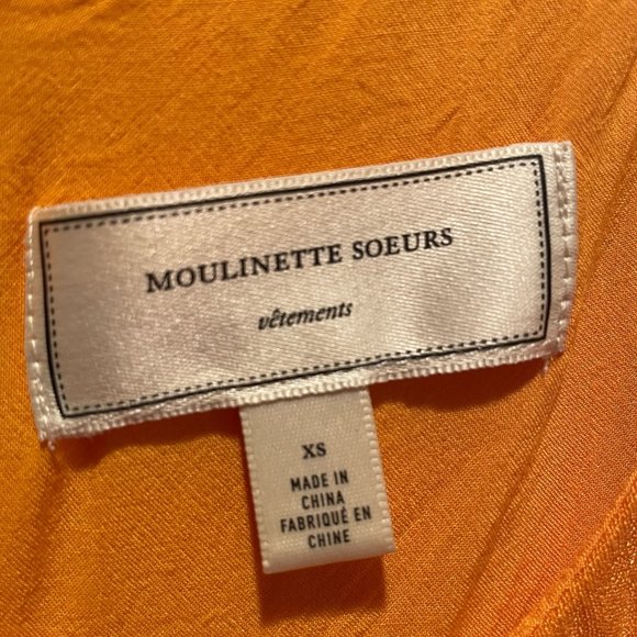 Anthropologie Dresses Moulinette Soeurs Orange Dress - Picture 4 of 5